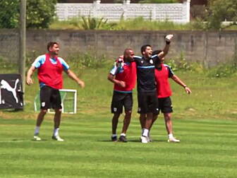 WATCH: Goalkeeper Luis Suarez...
